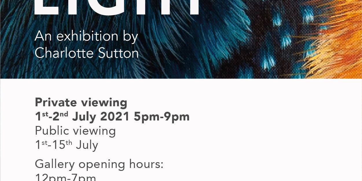 'Into the Light' solo exhibition at Waterton Gallery in Fulham, London 2021