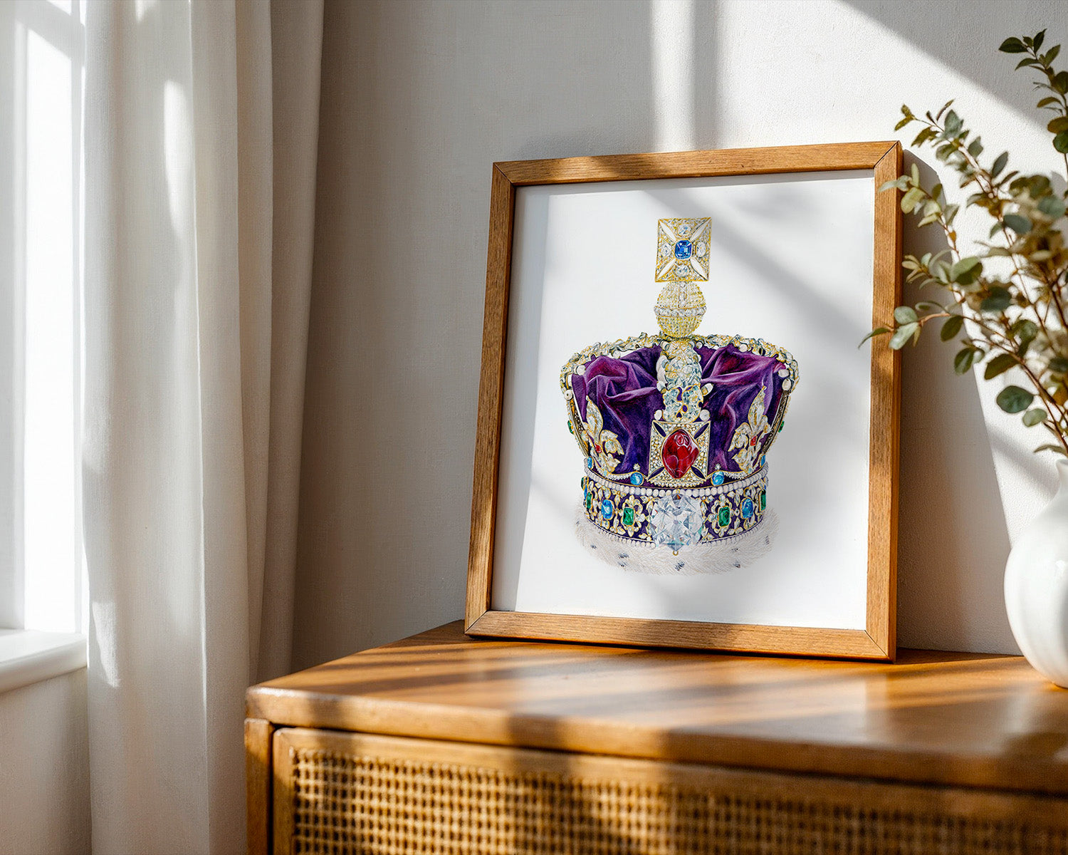 Imperial State Crown, Limited Edition Watercolour Print