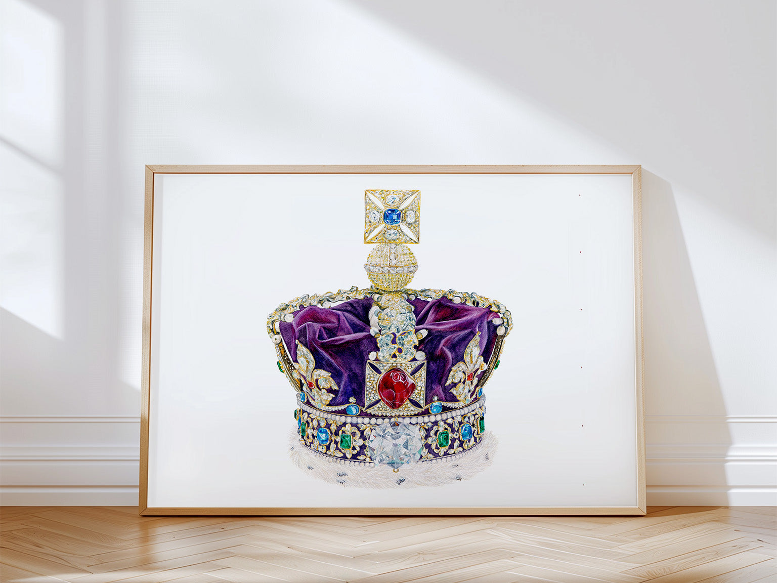 Imperial State Crown, Limited Edition Watercolour Print