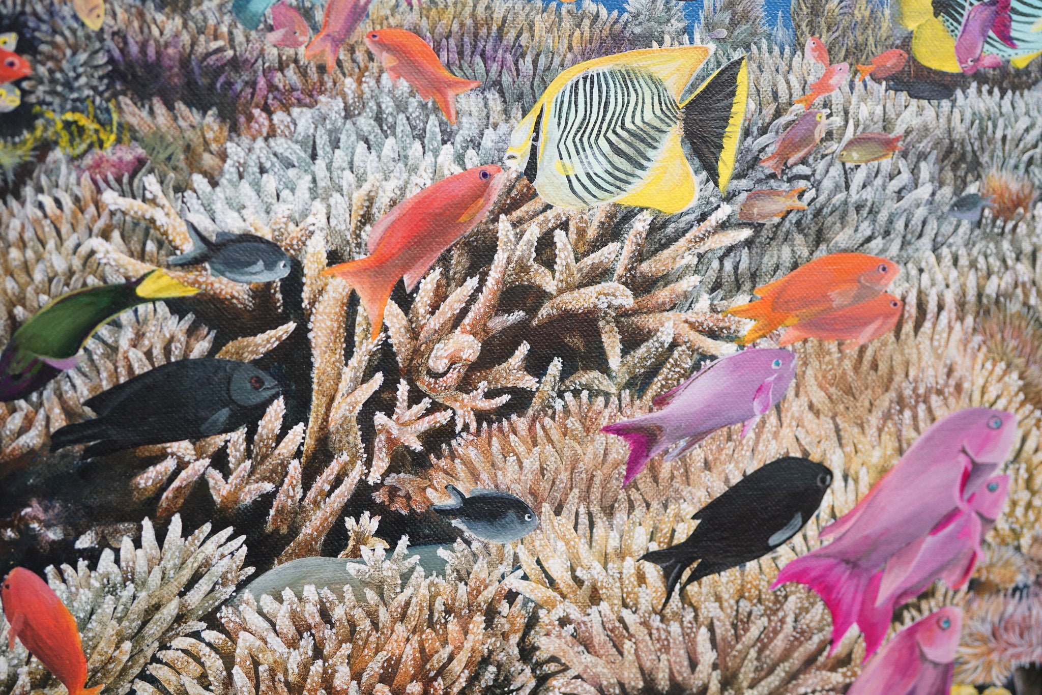 Karang, Original Reef Painting