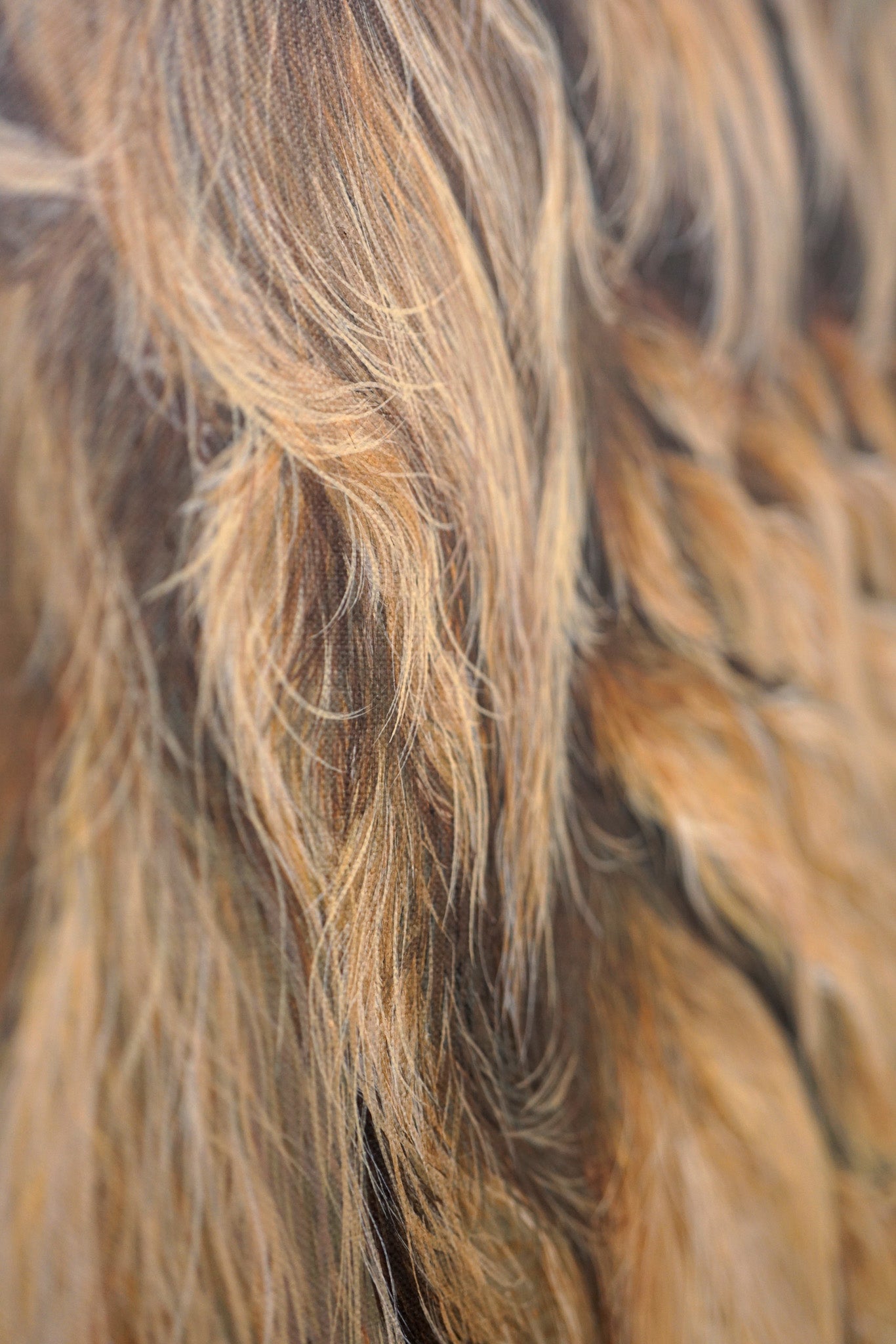 Fahari, Original Lion Painting, Leaping Male Lion