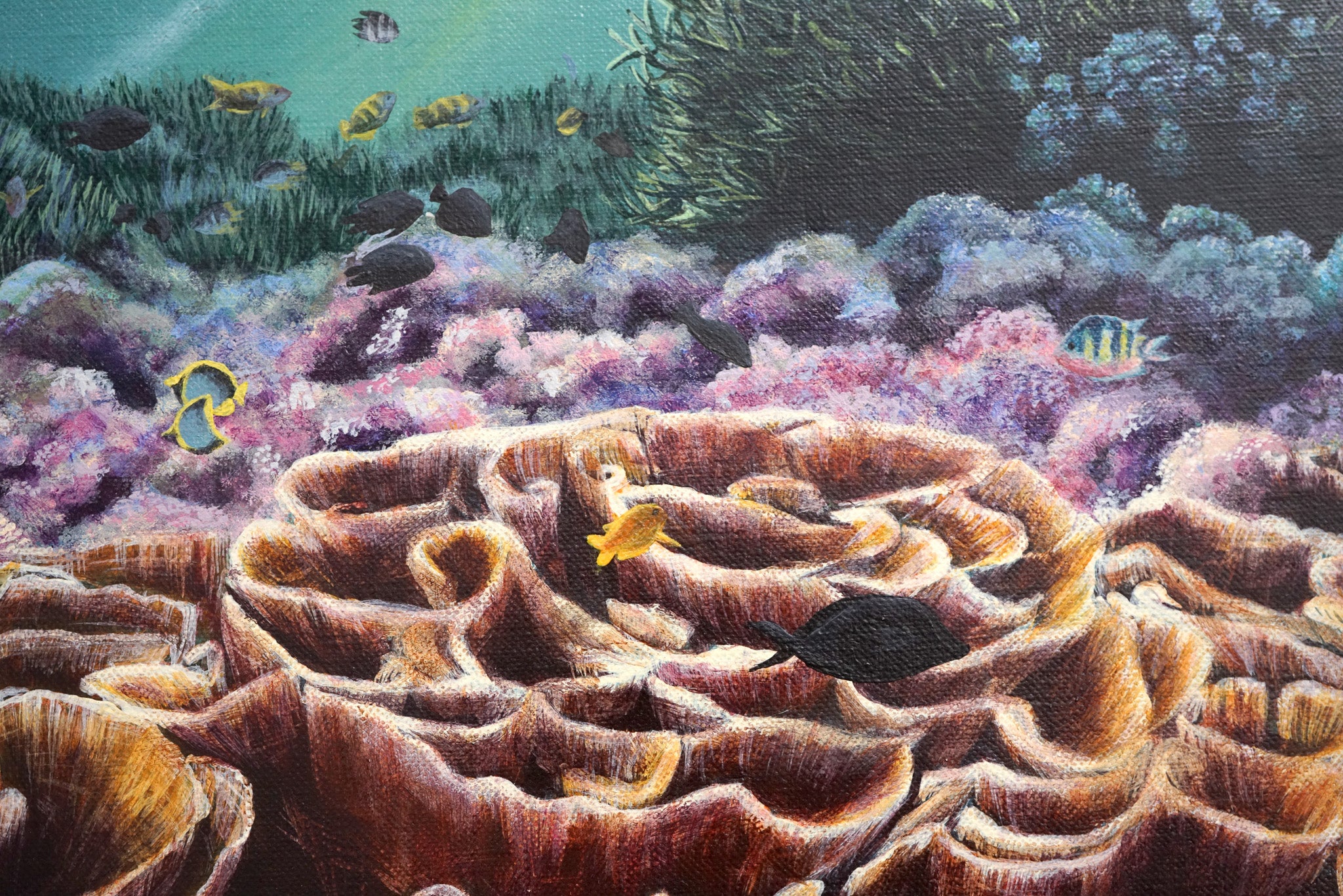 The Reef, Original Underwater Reef Painting