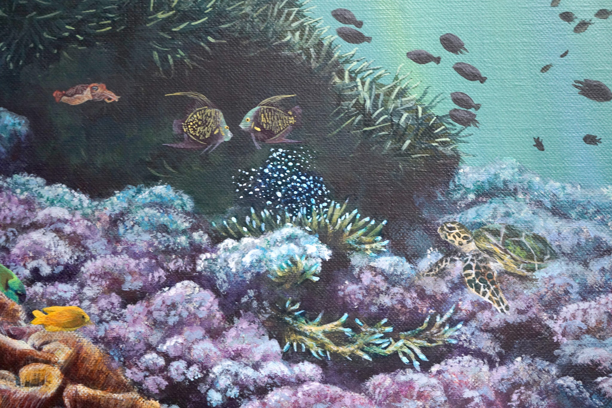 The Reef, Original Underwater Reef Painting