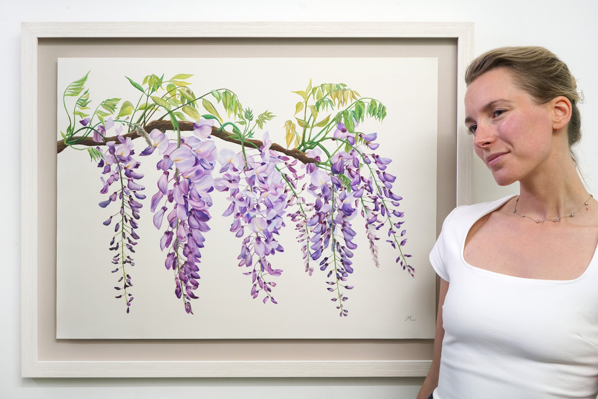 Wisteria, Original Watercolour Painting