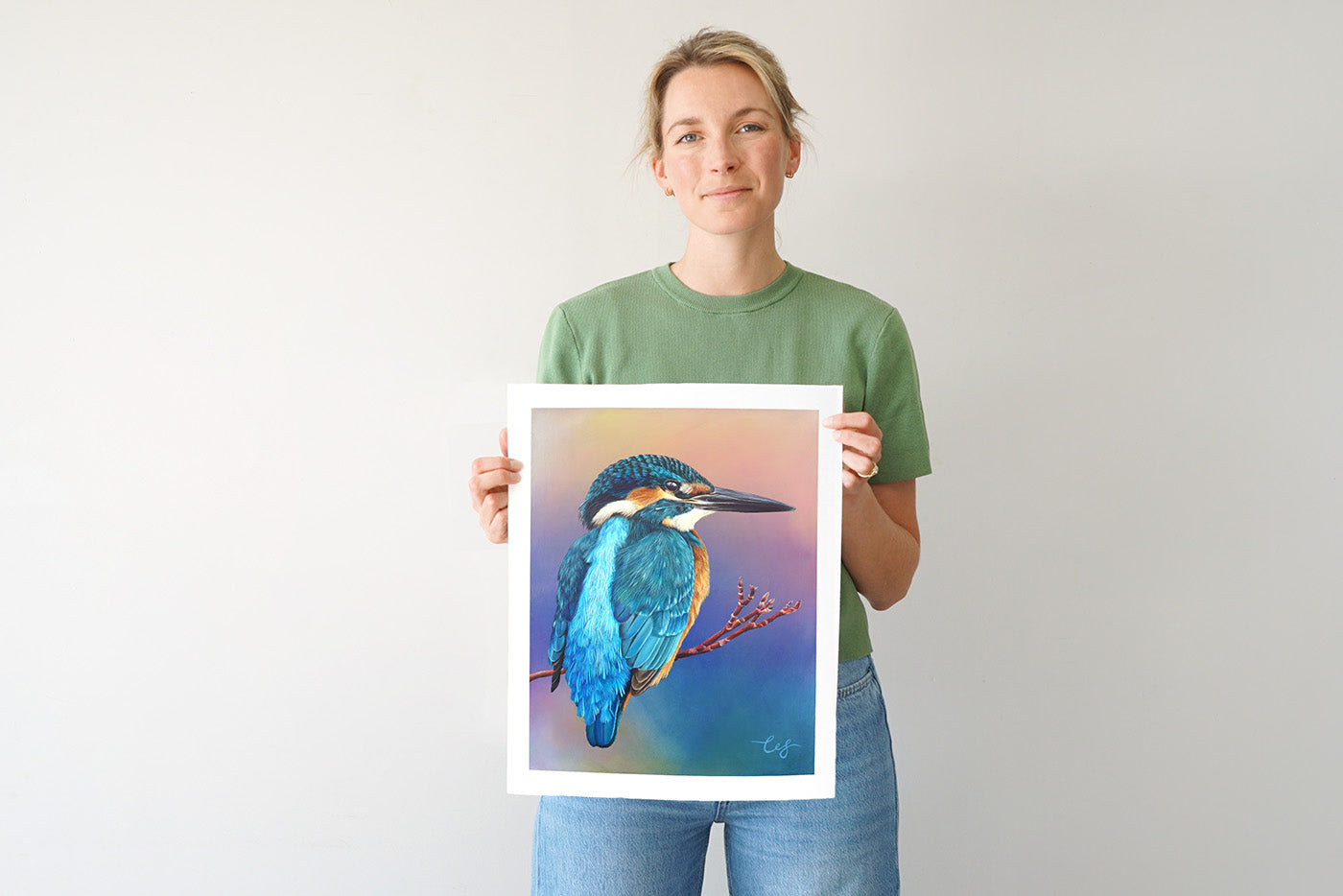 Dusk Kingfisher, Limited Edition Kingfisher Print