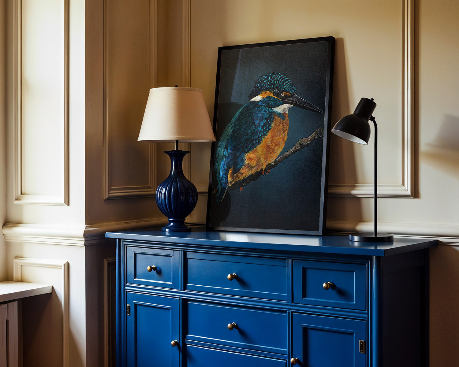 Evening Kingfisher, Limited Edition Kingfisher Fine Art Print