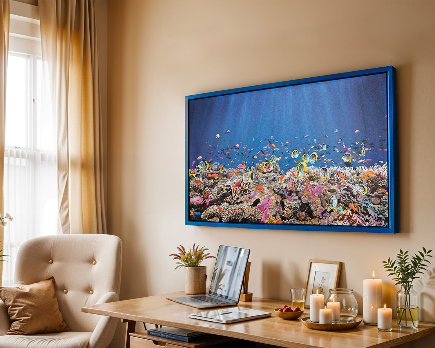 Karang, Original Reef Painting