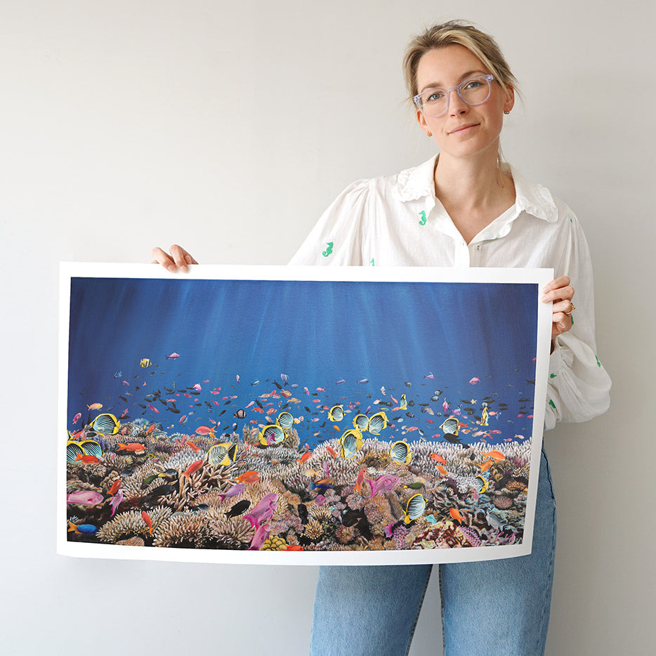 Karang, Limited Edition Coral Reef Fine Art Print