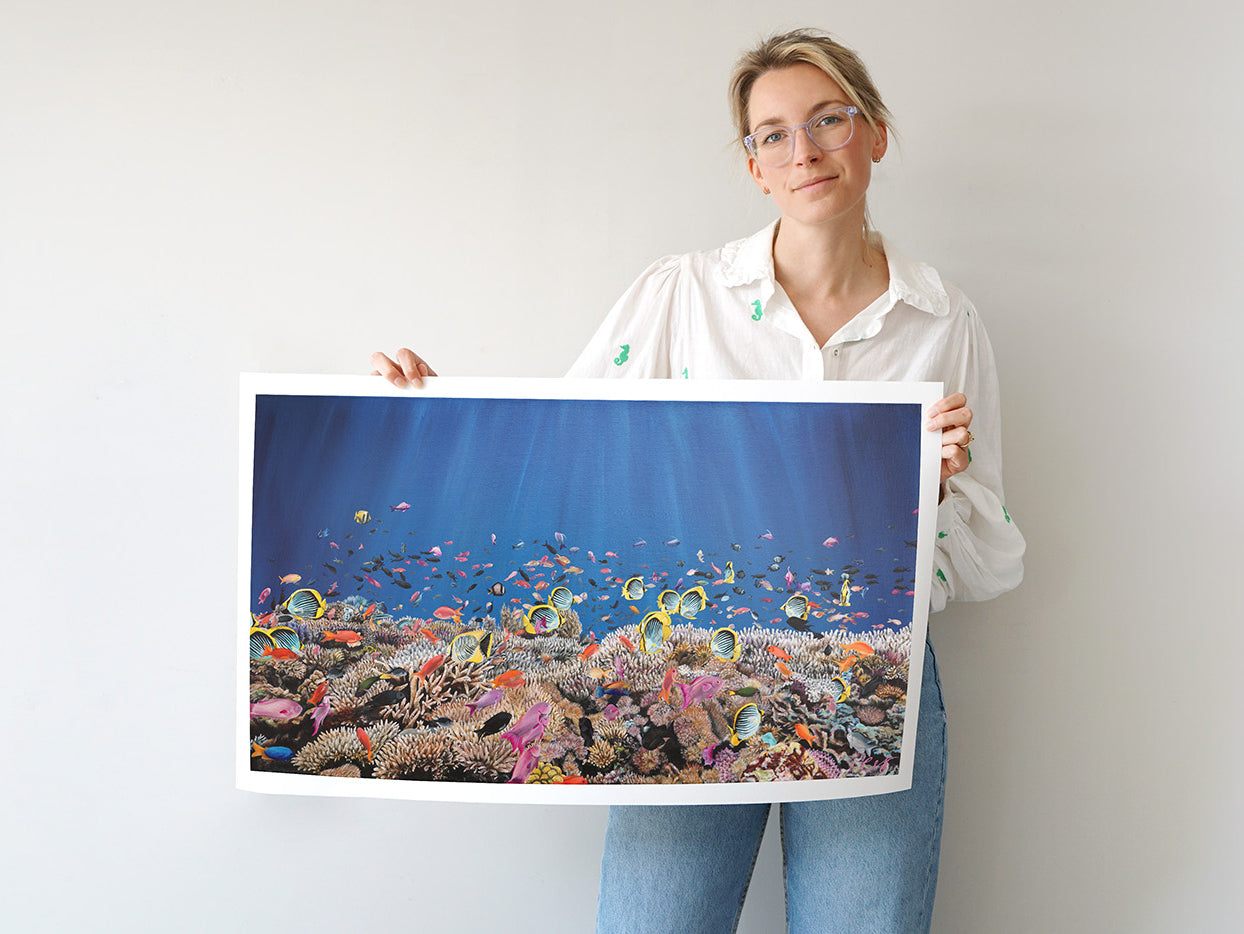 Karang, Limited Edition Coral Reef Fine Art Print