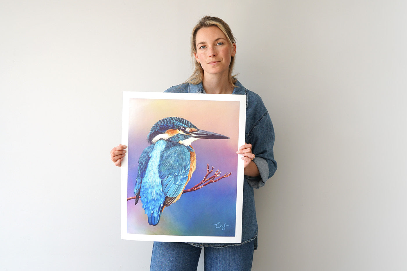 Dusk Kingfisher, Limited Edition Kingfisher Print