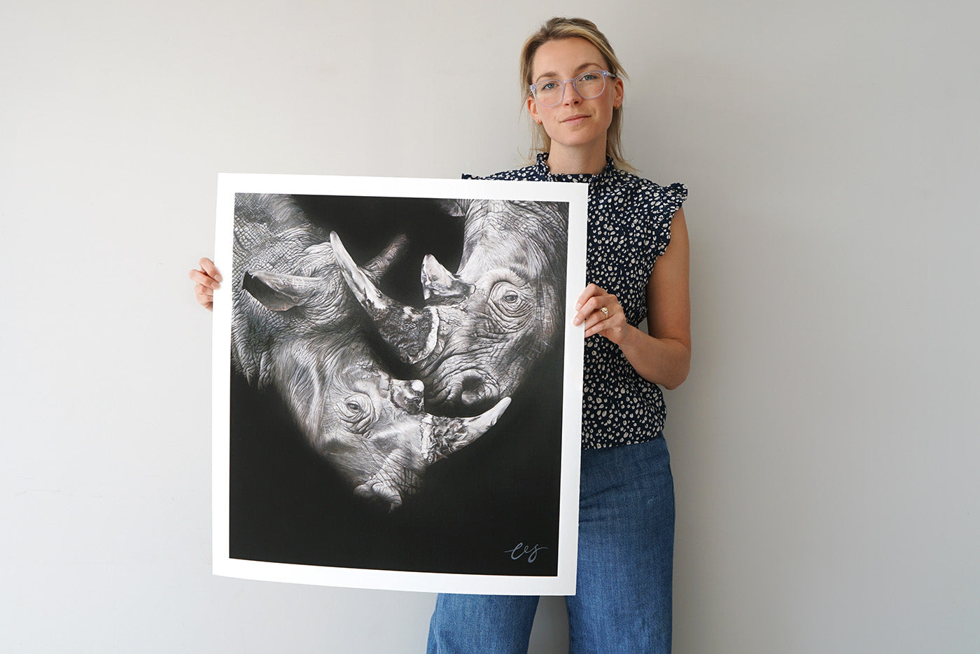 The Lovers, Limited Edition Rhino Print