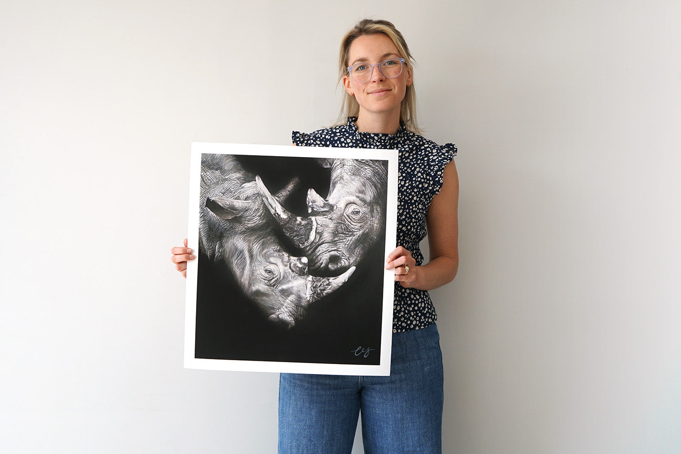 The Lovers, Limited Edition Rhino Print