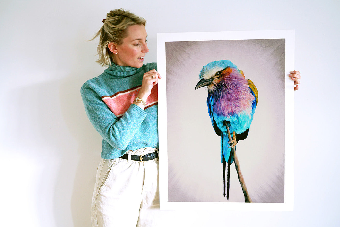 Lilac Breasted Roller, Limited Edition Fine Art Print