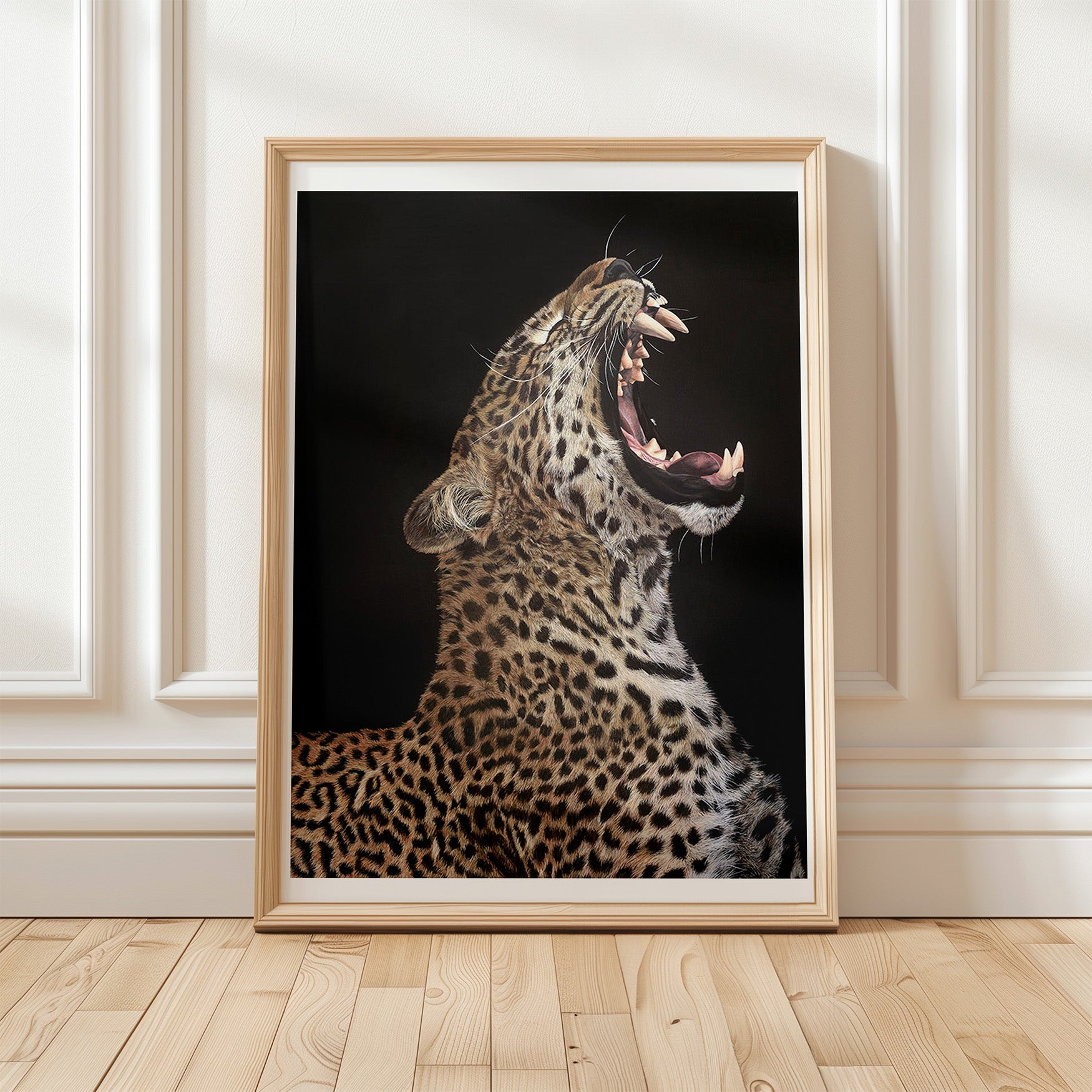 Slumber, Limited Edition Leopard Print, Yawning Leopard