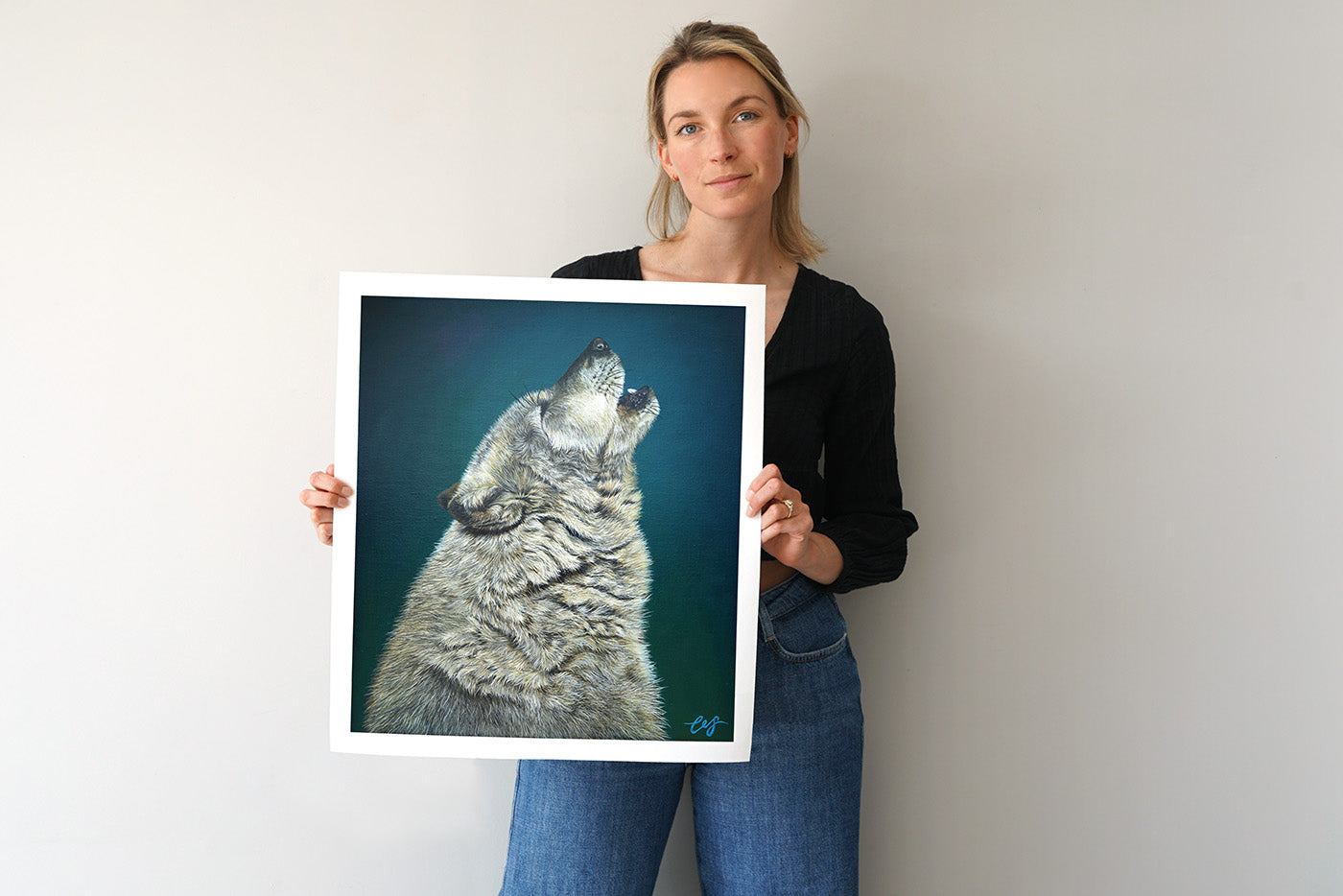 Grey Wolf, Limited Edition Fine Art Print