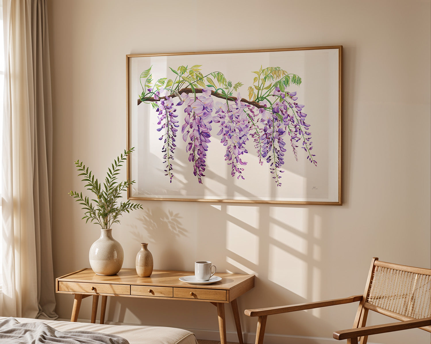 Wisteria, Limited Edition Botanical Watercolour Print