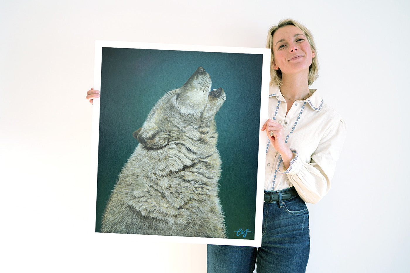 Grey Wolf, Limited Edition Fine Art Print