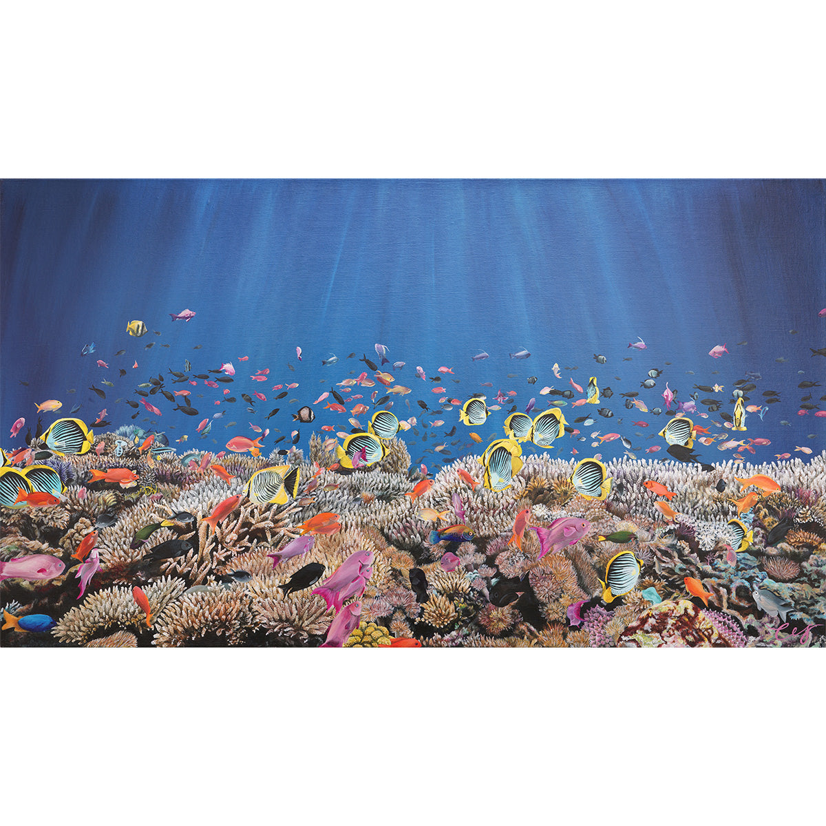 Karang, Original Reef Painting