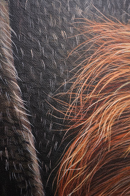 'Puluh' Pongo Abelii, Original Orangutang Painting