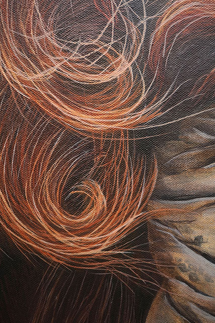'Puluh' Pongo Abelii, Limited Edition Orangutang Print