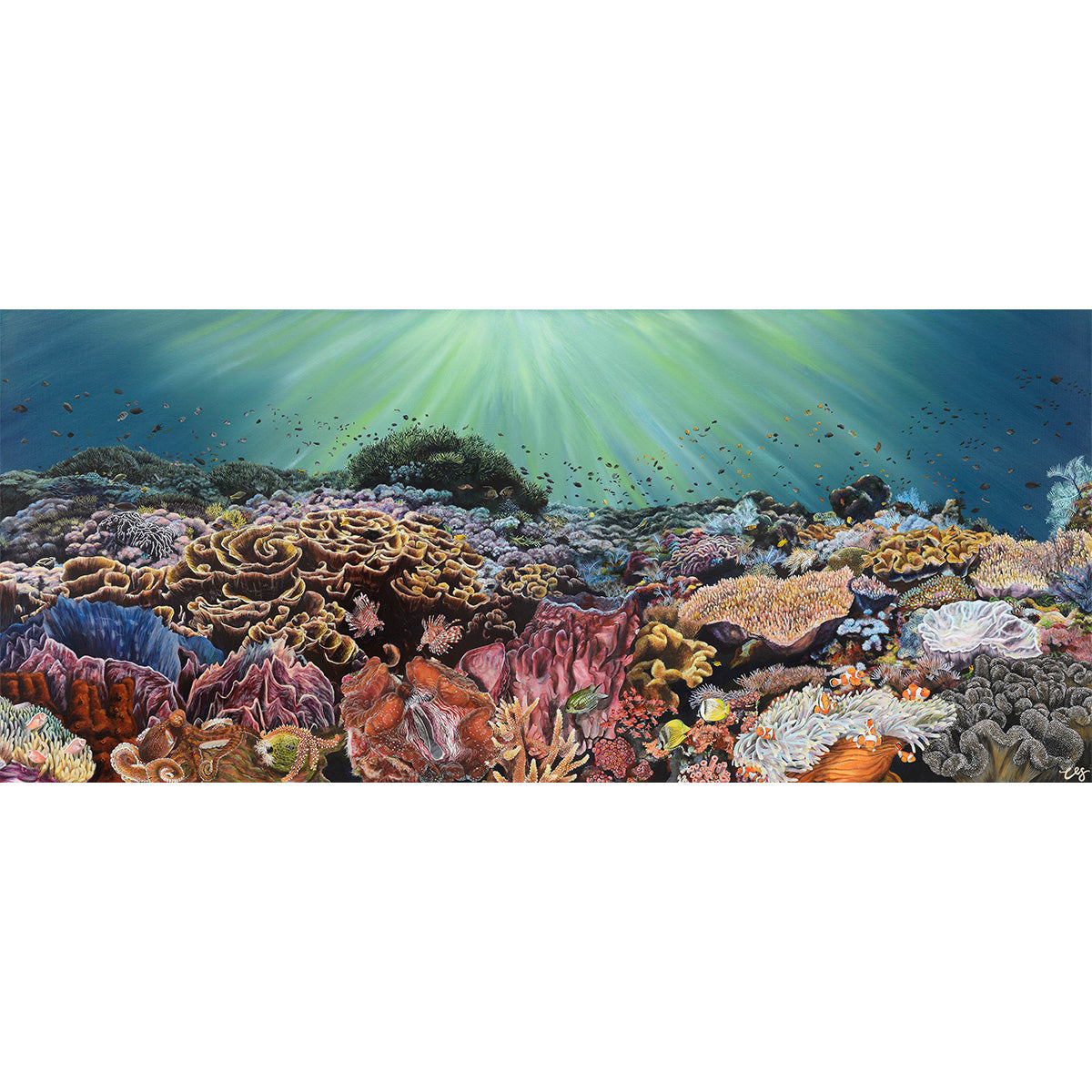 The Reef, Original Underwater Reef Painting