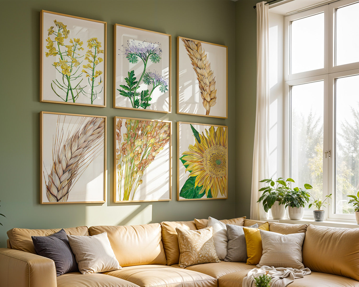 Wheat, Fine Art Watercolour Print
