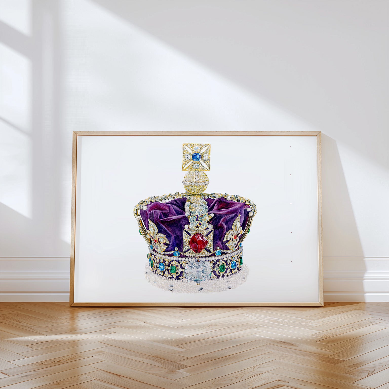Imperial State Crown, Limited Edition Watercolour Print