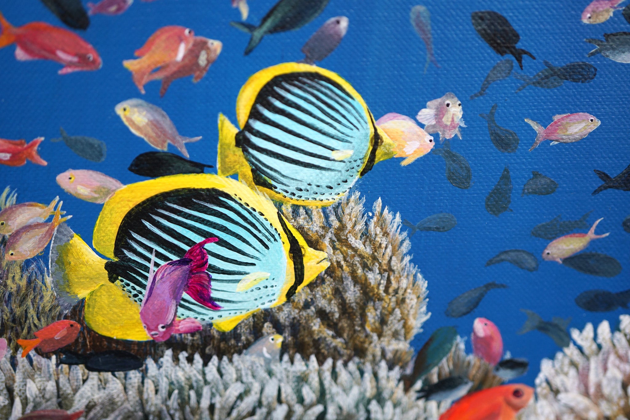 Karang, Original Reef Painting