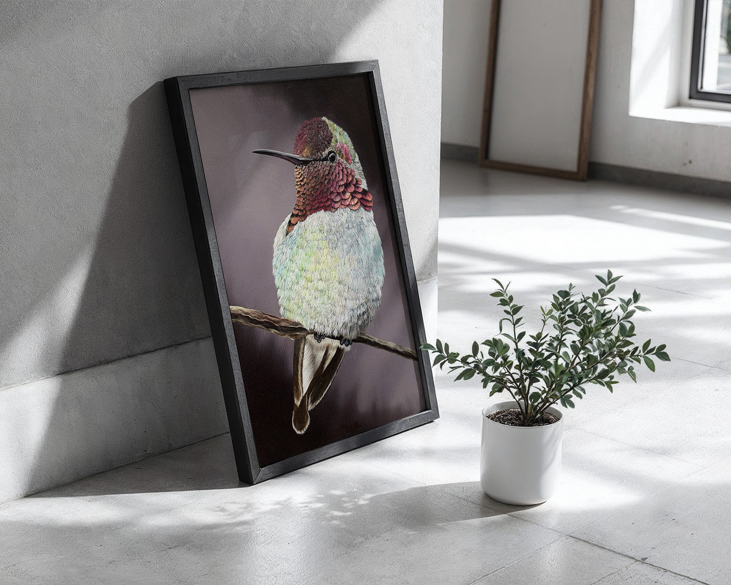 Hummingbird, Original Hummingbird Painting