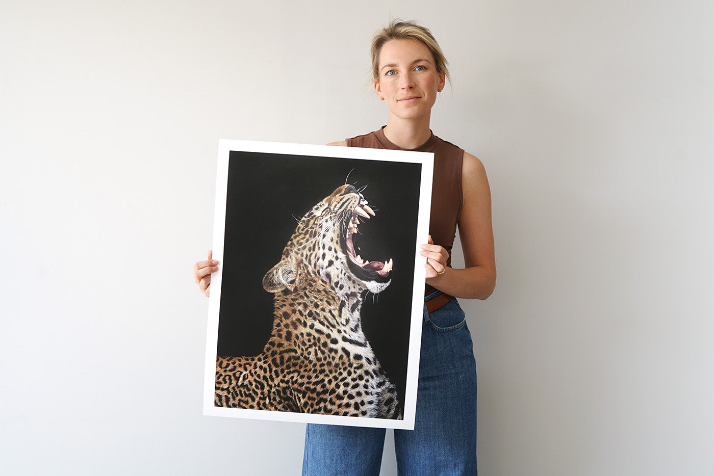 Slumber, Limited Edition Leopard Print, Yawning Leopard