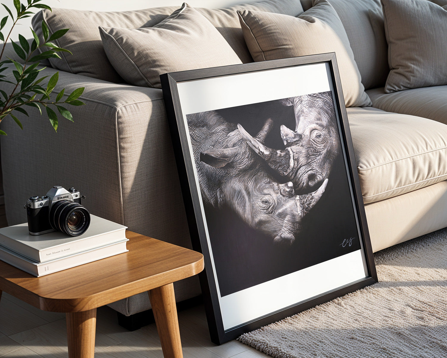 The Lovers, Limited Edition Rhino Print