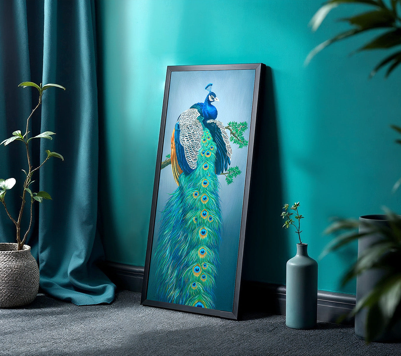 Peacock, Original Peacock Painting