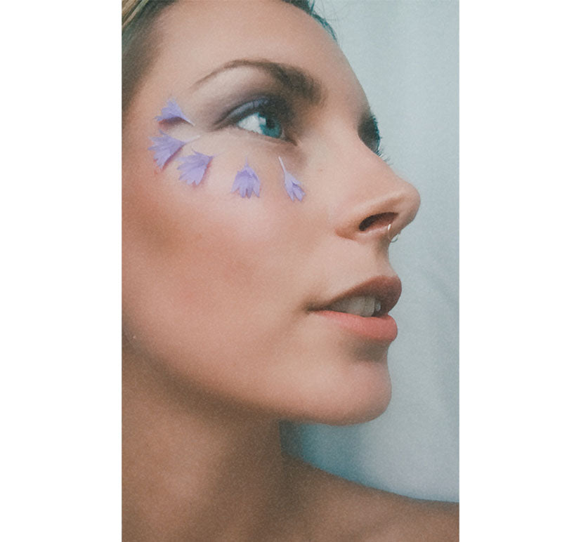 Petal portrait about