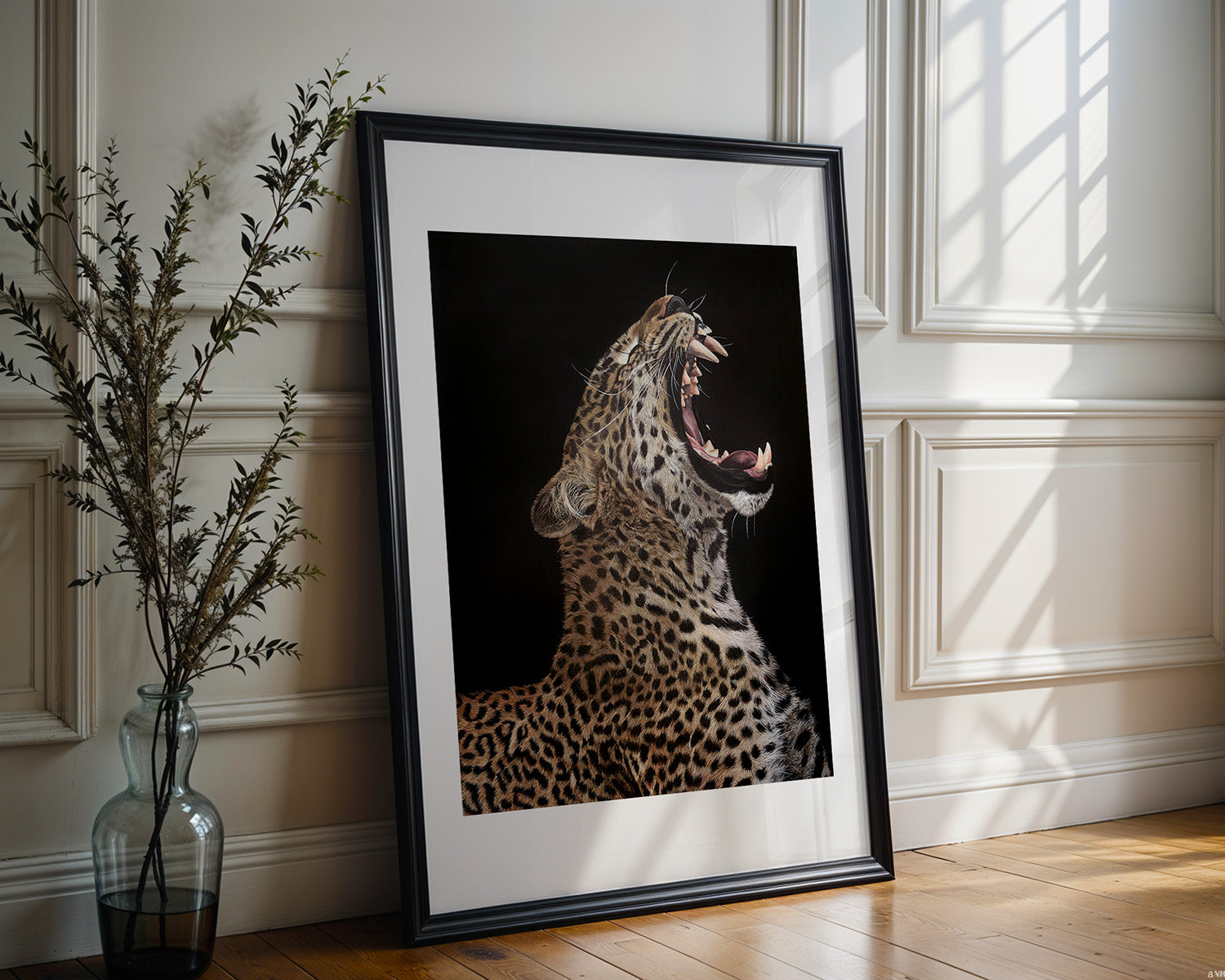 Slumber, Limited Edition Leopard Print, Yawning Leopard
