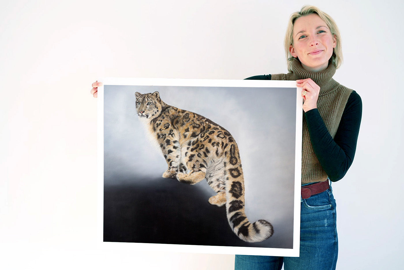 Snow Leopard, Limited Edition Fine Art Print