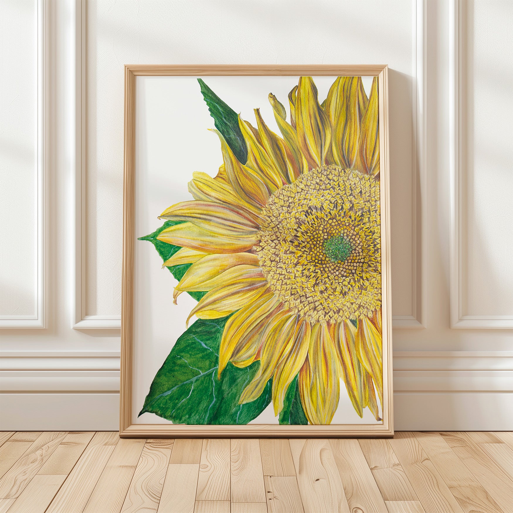 Sunflower, Fine Art Watercolour Print