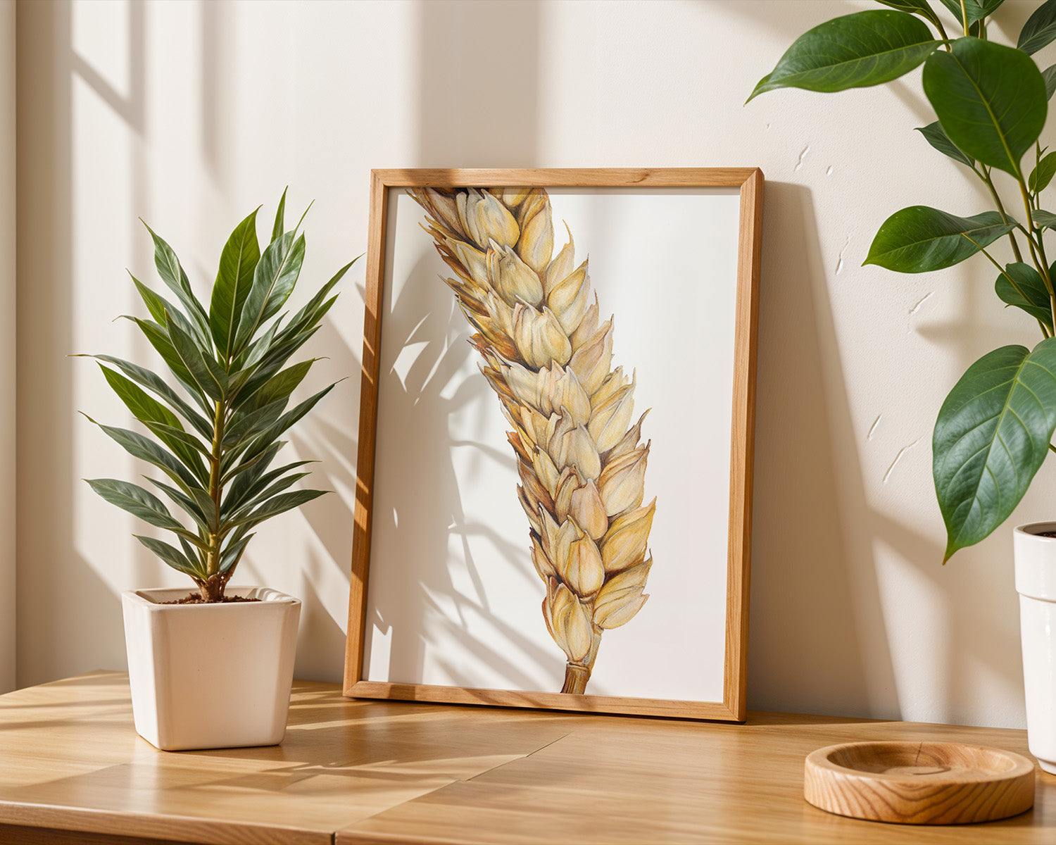 Wheat, Fine Art Watercolour Print