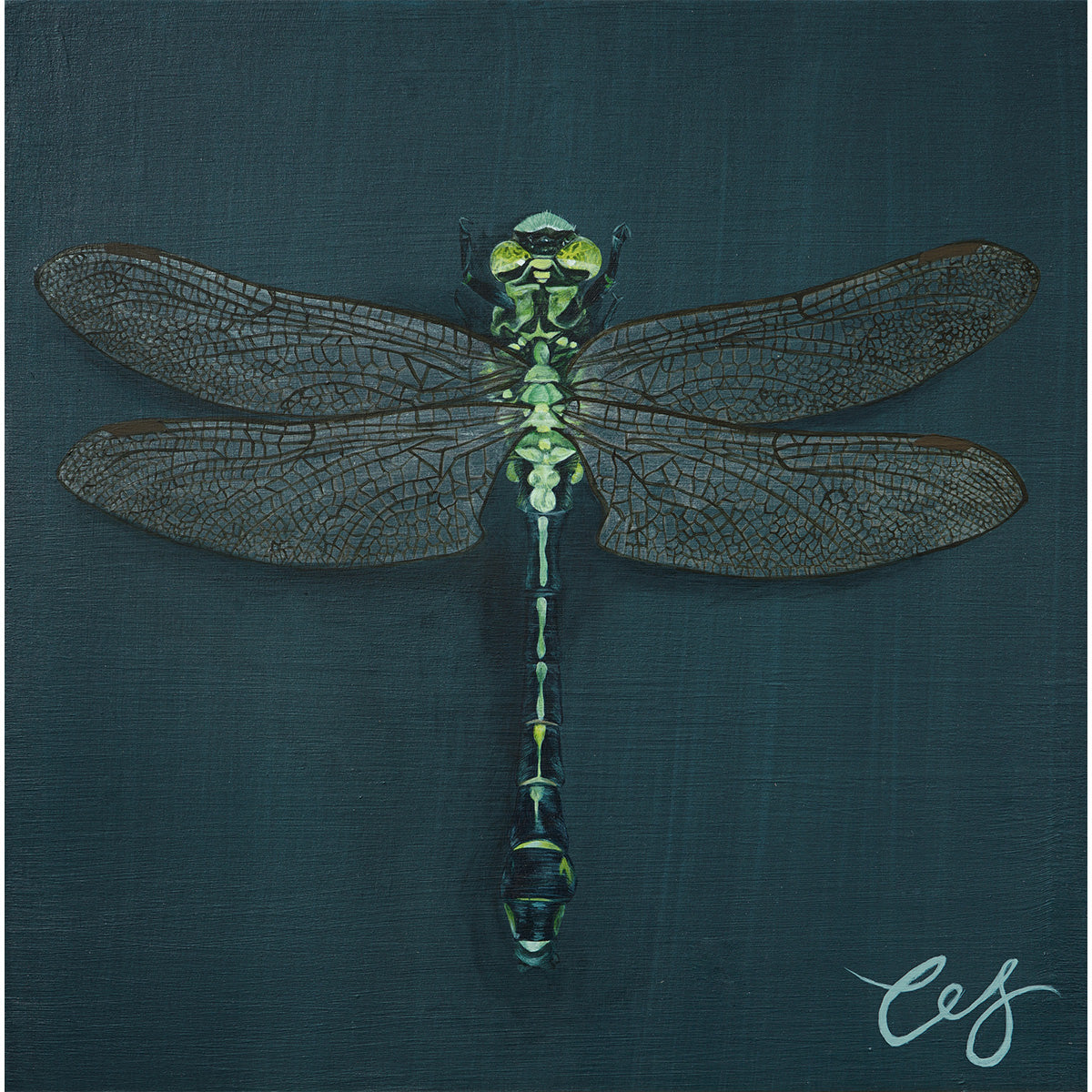 Dragonfly painting square gallery